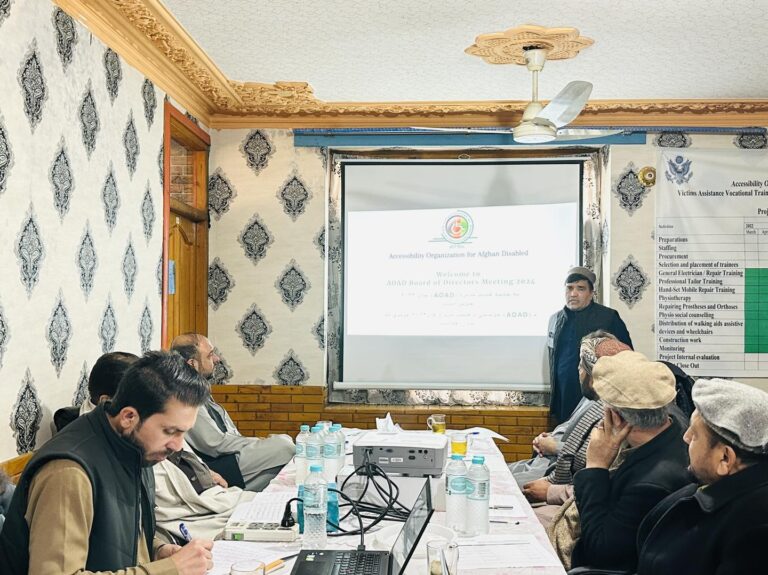 AOAD conducts its board members meeting for the year 2024 at Main Office Kabul