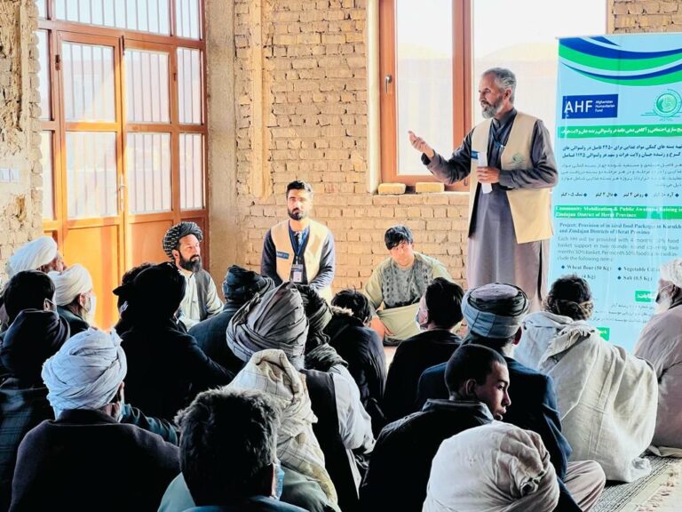 (AOAD) conducted Community mobilization in the Karukh and Zindajan districts of Herat Province for 10000 HHs.
