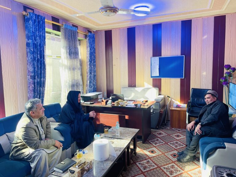 DRC (HoHDP) in Afghanistan, Hannah Rose, met with AOAD Founder and Director, Abdul Khaliq Zazai